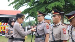 Kapolres Sijunjung AKBP Willian Harbensyah Pimpin Sertijab Dua Kasat, Satu Kapolsek